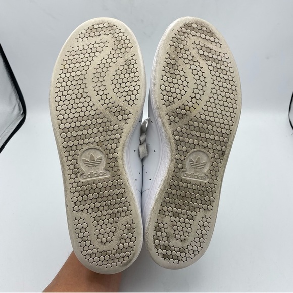 Adidas Stan Smith White/Gold Sneakers Size 8.5 Women’s - Picture 8 of 10